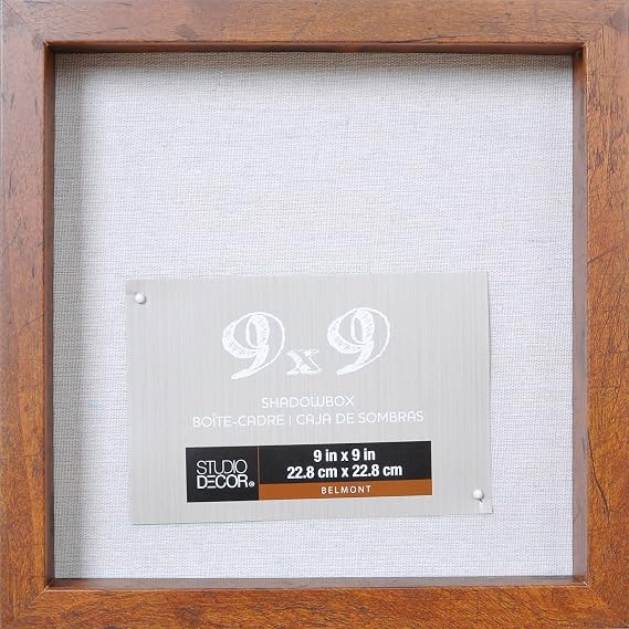 Honey Belmont Shadow Box by Studio Decor