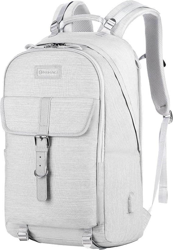 Nordace Comino トラベルパック スマートバックパック 男女兼用 USB充電ポート付き 防水 - 丈夫なノートパソコンブックバッグ