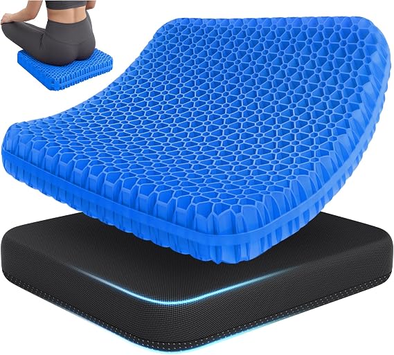Gel Cooling Seat Cushion for Office Chair, Car Seat, Large