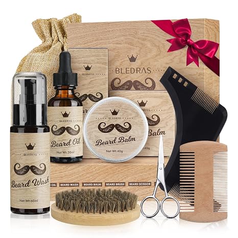 Beard Care Set for Men 10-in-1 Beard Set High-Quality Men's Gift