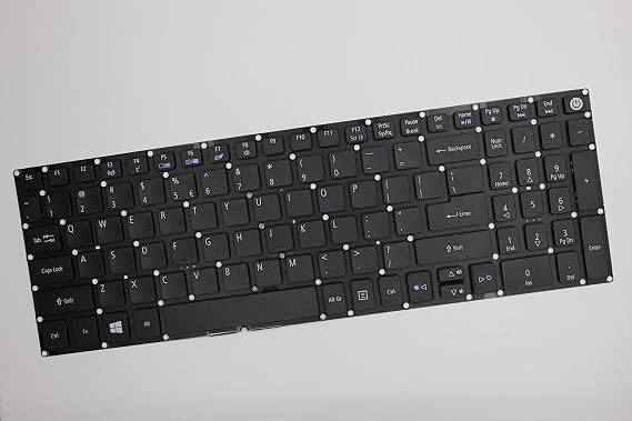 Replacement Keyboard for Acer Aspire E5-575-33BM E5-575G-53VG E5-575-52JF E5-575-54E8 E5-575-72L3 E5-575G-52RJ, Without Backlit and Palmrest