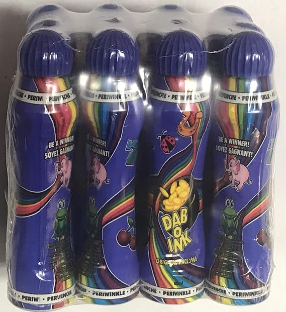 Dab-O-Ink One Dozen 3oz Periwinkle Bingo Dauber