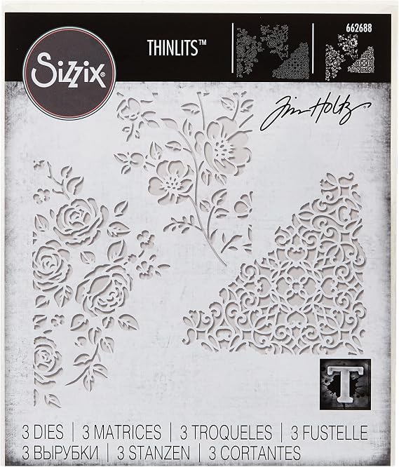 Sizzix Thinlits punch stencils-Geschenkgutscheinbeutel Tim Holtz, steel, multicolor, 19.1 X 14.4 X 0.4 cm