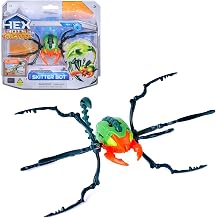 HEX Bots Skitter Bot Scorpion ロボットキッズおもちゃ 昆虫のような動きで屋内/屋外で遊ぶ ロボットおもちゃ 4歳以上の男の子&女の子向け レッド