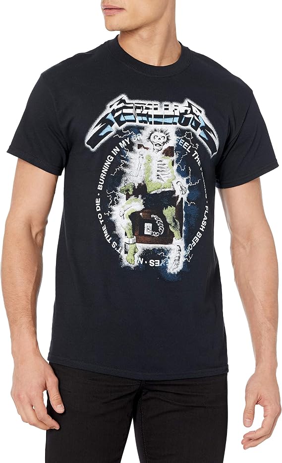 Metallica Men's Metallica Vintage Electric Chair T-Shirt