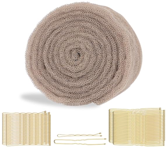 Hair Sponge for Updo & Volume Bumps Tool, Hair Filler for Thin Hair, Padding for Updo, Salon Must-Have, Tan Brown