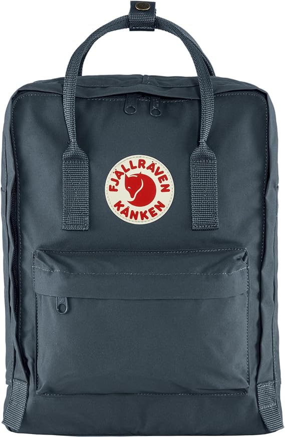 Fjallraven Kanken Backpack - Durable Vinylon Fabric, Water-Resistant, Classic Design - School, Travel, Navy