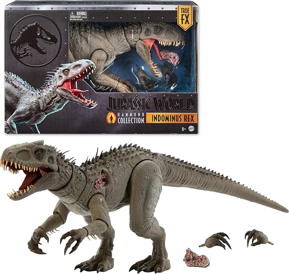 Mattel Jurassic World Hammond Collection Indominus Rex Dinosaur Figure