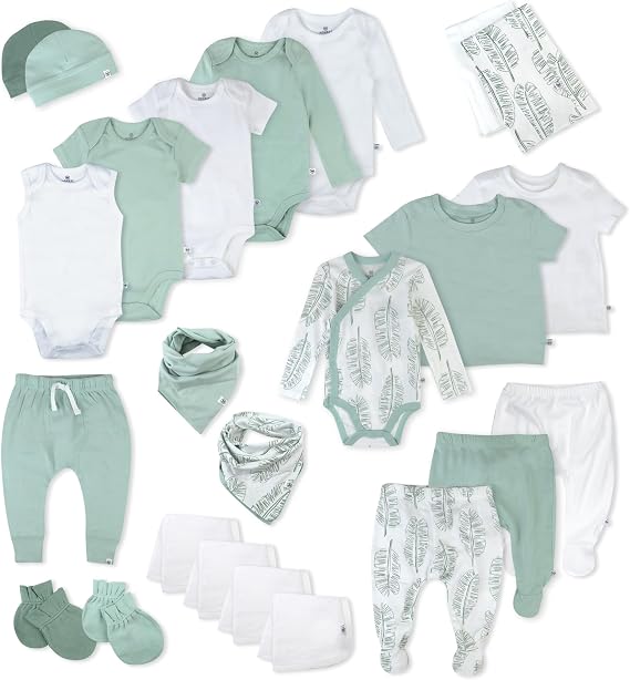 HonestBaby Baby 100% Organic Cotton Gift Sets, Multipack