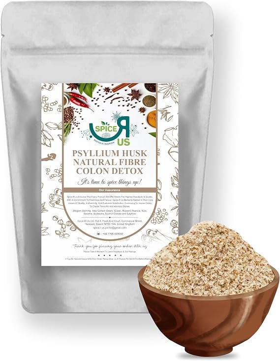 Psyllium Husk Isabgol Ispaghula by spice r us 50g-1900g (50g)