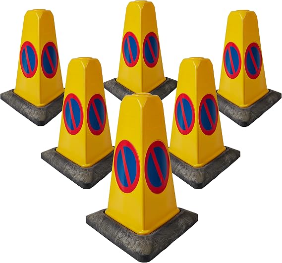 Pack of 6 No Waiting Bollards by innovatus