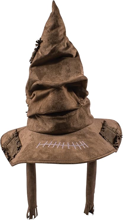Disguise Harry Potter Sorting Hat Deluxe Costume Accessory Adult Size Character Dress Up Headwear, Brown