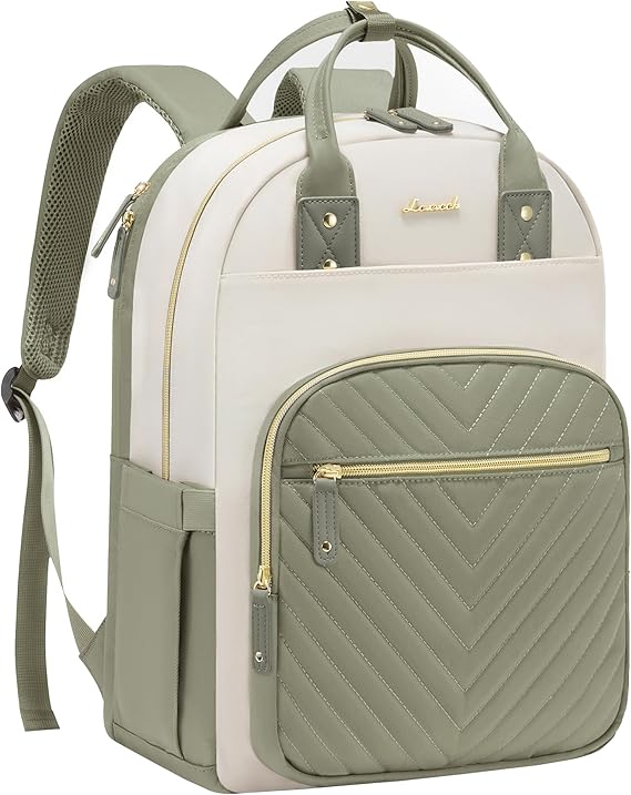 LOVEVOOK Laptop Backpack Women, 15.6 Inch Rucksack Bag for School Travel