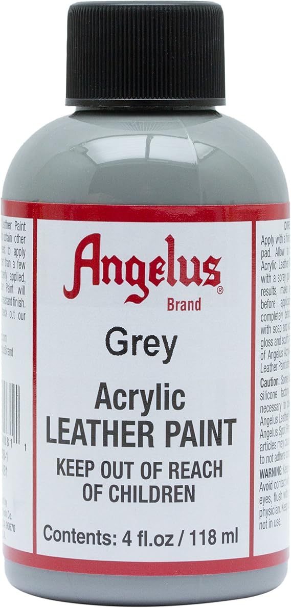 Angelus Acrylic Paint 4 Oz. (Grey)