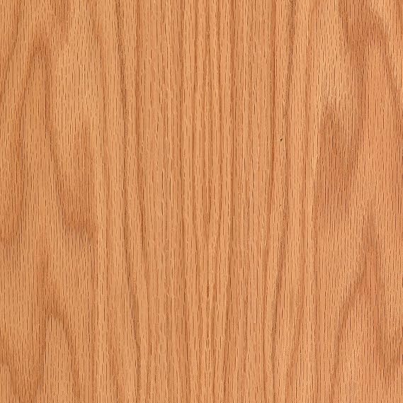 Wood-All Red Oak Wood Veneer Sheet, Plain Sliced/Flat Cut, 24x96,#34;A" Grade, 10 mil Peel and Stick PSA Backer