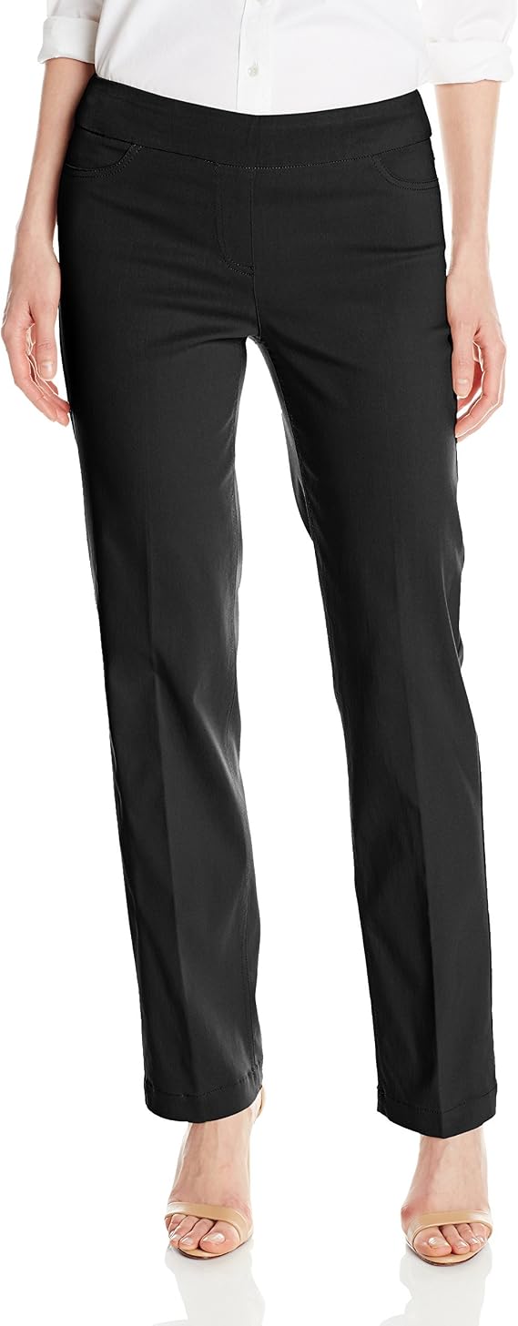 SLIM-SATION Women's Pull-On Relaxed Leg Pant