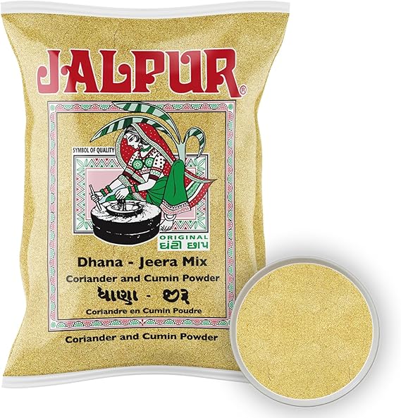 JALPUR MILLERS Premium Coriander & Cumin Powder (Dhana-Jeera) 500g – Authentic Indian Spice Blend, Freshly Ground for Rich Aroma and Flavor – Ideal for Curries, Marinades, Vegan-Friendly, Non-GMO