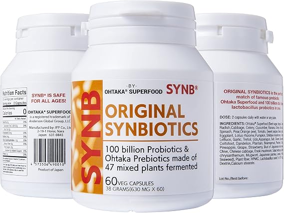 100Billion cfu Probiotic and 47 Fermented Plants Japanese Prebiotic in one. Digestive Health-Immune Support.