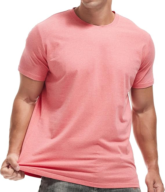VEIISAR Crew Neck T-Shirts Premium Men's T-Shirts Soft and Fitted T-Shirt Casual Stylish Tee