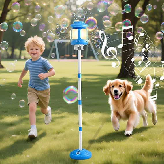 Bubble Machine for Kids Bubble Blower Maker with Lights and Music