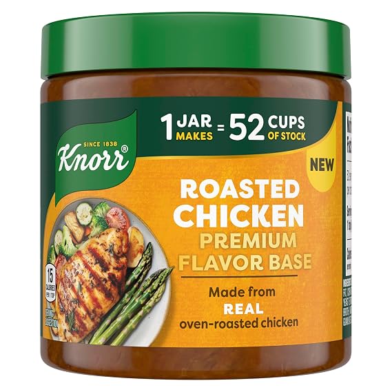 Knorr Premium Chicken Bouillon Flavor Base 11 oz, Versatile Use 1PK