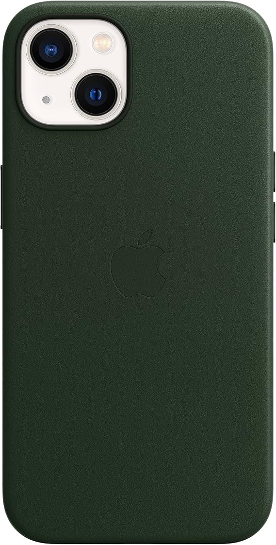 Apple iPhone 13 Leather Case with MagSafe - Sequoia Green