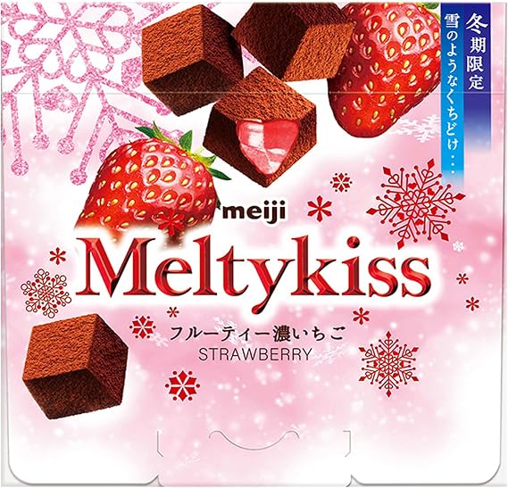 Meiji Meltykiss Fruity Intense Strawberry 53g x 5 pieces