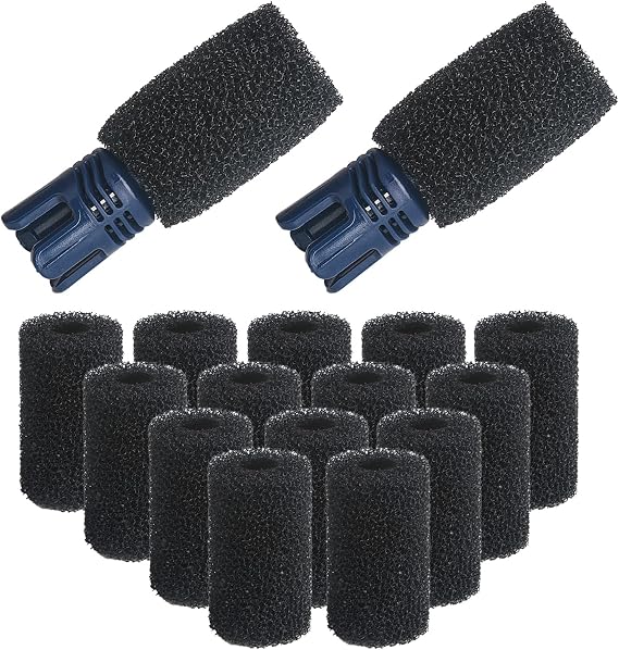 Tail Sweep Pro with Scrubber Replacement for Polaris 280, 380, 360, 3900 Sport, 180, 2 Tail Sweep Pro with 16 Foam Scrubber for Polaris Three Wheel Pressure Cleaners