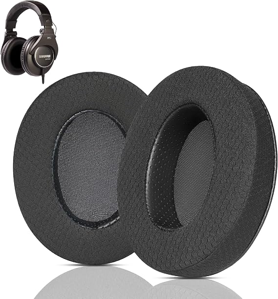 SRH940 Eearpads Replacement for Shure SRH1540 SRH940 SRH840 SRH440A SRH440 Headset, Replacement Ear pads Cushion Compatible with Shure SRH 840 SRH 440A SRH 440 SRH 1540 SRH 940 Headphones