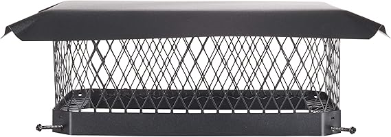 Shelter 13" x 18" Single Flue Bolt-On Chimney Cap, Fully Assembled, Galvanized Steel