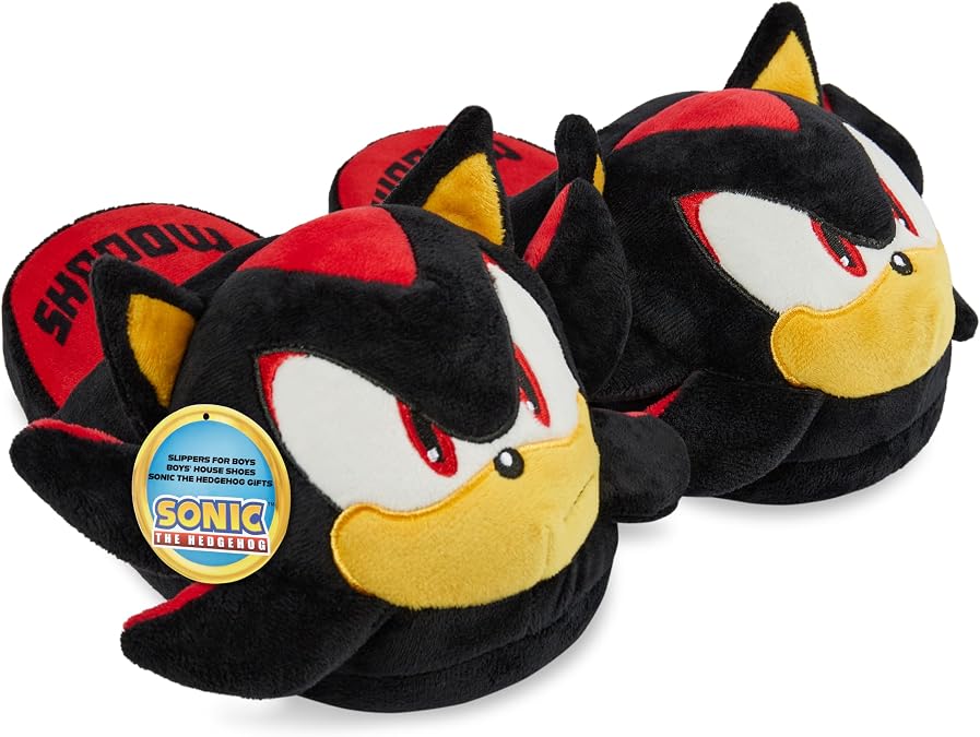 Get Trend Slippers for Boys, US 11.52.5, Plush, Fuzzy House Shoes, Kids Indoor Character Slippers, Gifts for Boys