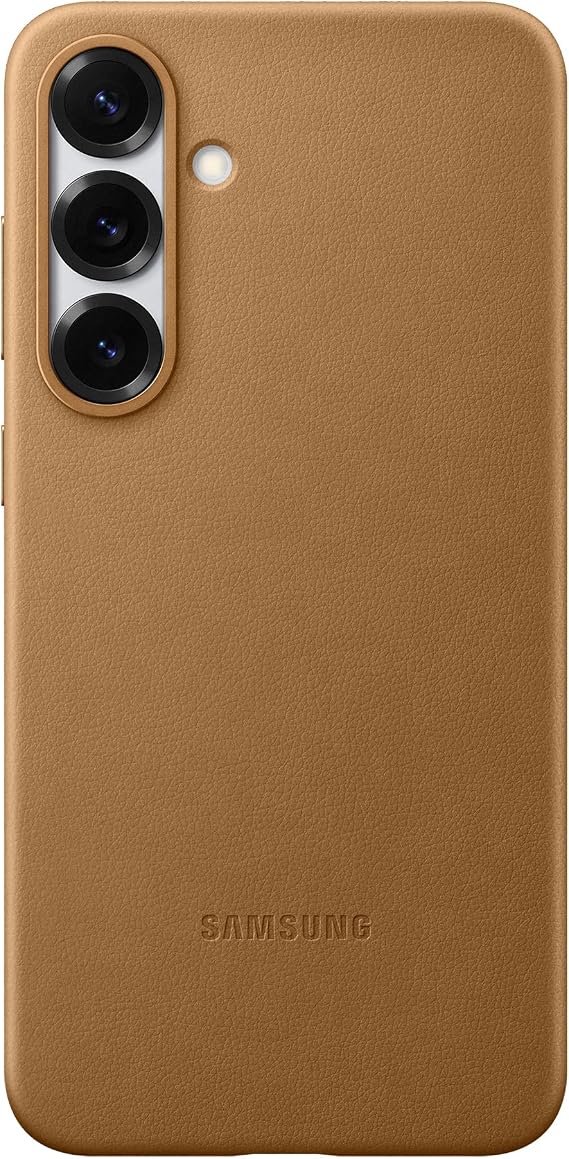 Samsung Galaxy Official Kindsuit Faux Leather Case for Galaxy S25+, Camel