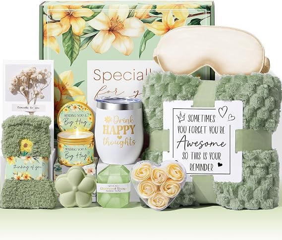 Birthday Gifts for Women Self Care Package Spa Get Well Soon Gift Baskets