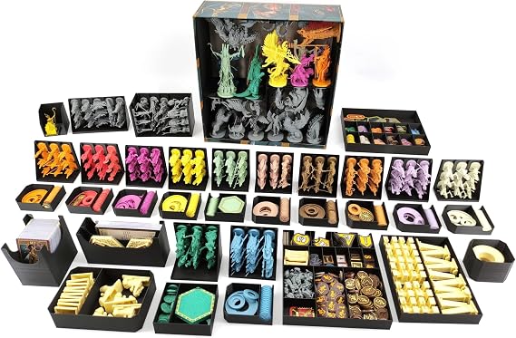 Board Game Insert for Ankh: Gods of Egypt (Supports Divine Offerings)