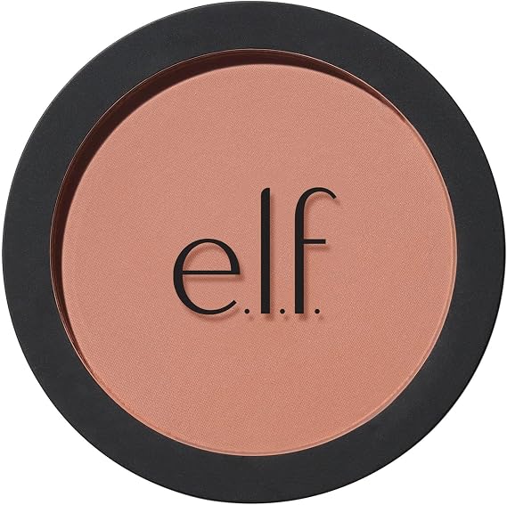 e.l.f. Primer-Infused Blush, Long Lasting & Budge-Free Makeup, Lightweight Feel & Medium Coverage, Always Rosy