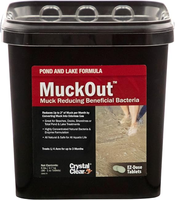 CrystalClear MuckOut, Muck Reducer Treatment Tablets, 6 Pounds