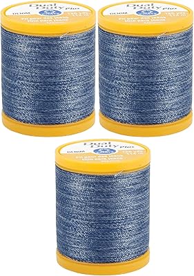 Coats & Clark S976-4665 Dual Duty Plus Denim Thread, 125-Yard, Denim Blue Thr k