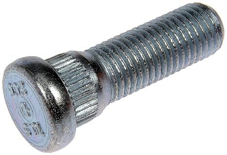 Dorman 610-266 M12-1.50 Serrated Wheel Stud - 14.20 mm Knurl, 40 mm Length Compatible with Select Models, 10 Pack (Made in USA)