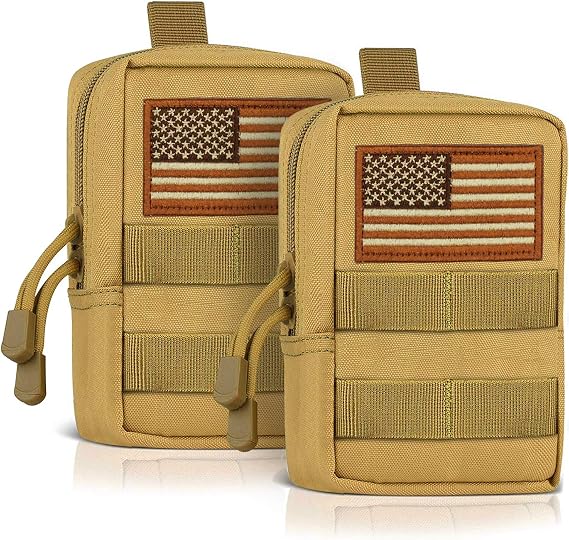 EDC Pouch Bag Molle Pouch Tactical Pouch Molle Attachments Molle Cell Phone Case for Tactical Backpack