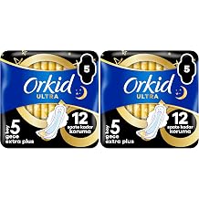 Orkid Ultra Gece Ekstra Plus (Boy 5) 5 Adet Hijyenik Ped 2li paket