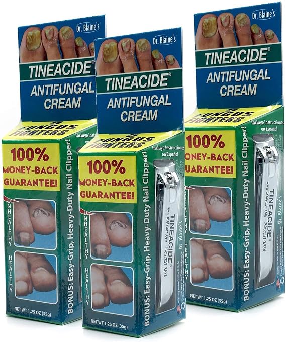 Dr. Blaine's Tineacide Antifungal Cream 1.25 oz. (Quantity of 3)