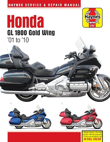 Honda GL 1800 Gold Wing '01-'10 (Haynes Service & Repair Manual)