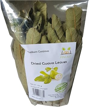 Dried Guava Leaves Psidium Guajava 3 Oz, 100 Leaves