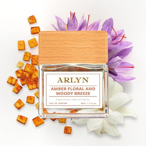 ARLYN Amber Floral Woody,Jasmine, Eau de Parfum, Men and Women, 50ml/1.7oz