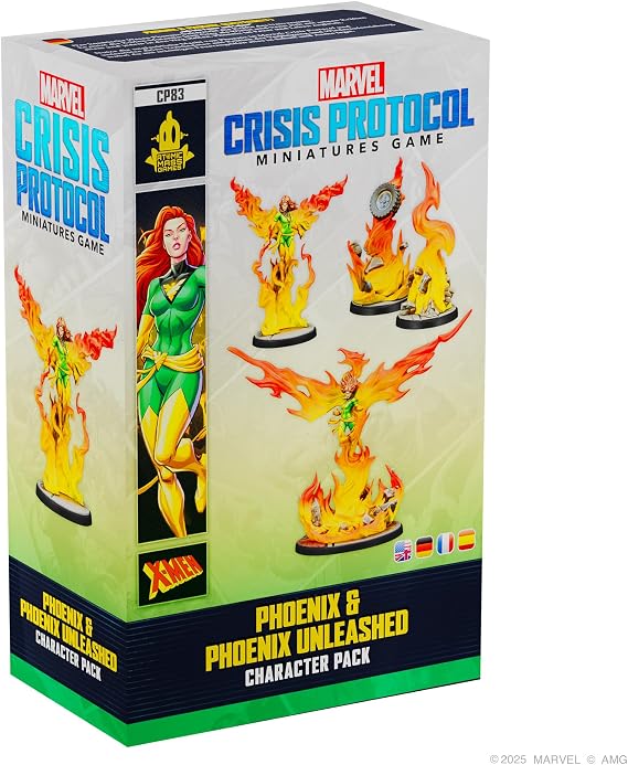 Marvel: Crisis Protocol Phoenix & Phoenix Unleashed Character Pack - Tabletop Superhero Game, Ages 14+, 2 Players, 90 Minute Playtime, Made by Atomic Mass Games