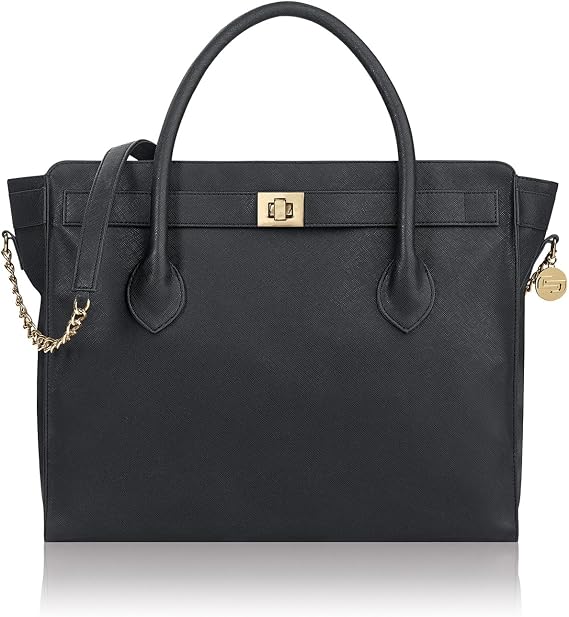 Solo Madison 15.6 Inch Laptop Tote Bag, Black
