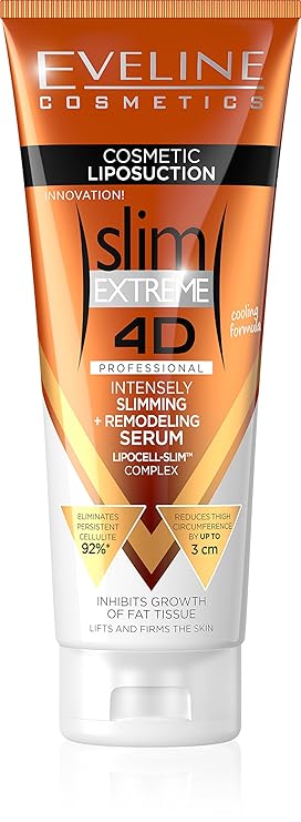 Eveline Slim Extreme 4D Liposuction Body Serum, 8.80 Fluid Ounce