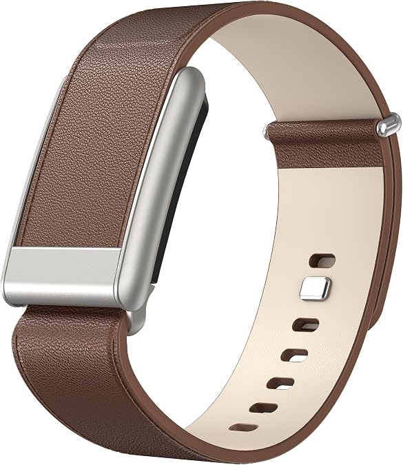 mimo Leather Band Compatible with Whoop 5.0 & MG Band Strap for Men Women | Premium Genuine Leather Rugged Durable Replacement Wristbands Straps for Whoop 5.0 Bands | Not Compatible with Gen 4