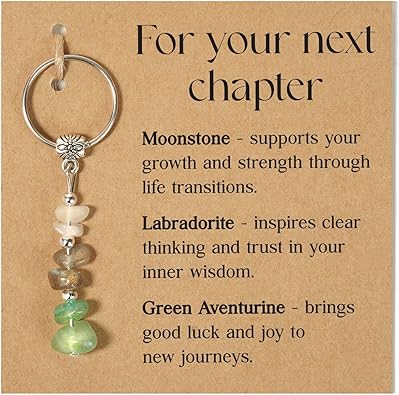 Sensemory Keychain For Coworker, Teacher, Nurse, Friend, Senior, Retirement Gift For Woman, Sister, Farewell, Going Away, Promotion, New Job Key Chains, Self Care Gift Stocking Stuffers