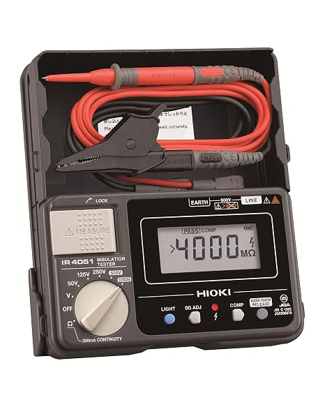 HIOKI IR4051-10 5 Range Digital Insulation Resistance Meter